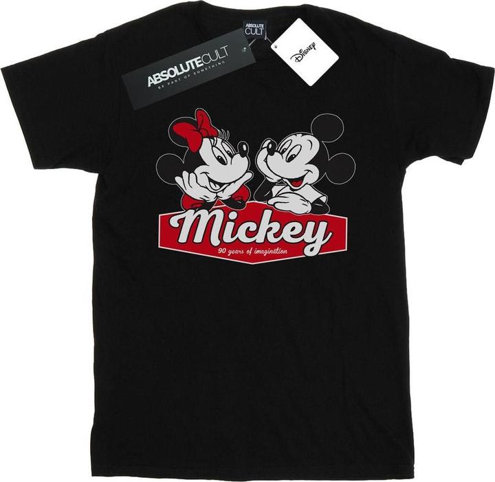 Immagine prodotto Disney Mickie And Minnie 90 Years Maglietta Ampia Donna (S)