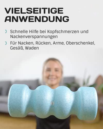 Immagine prodotto Alopini Rullo a doppia fascia con 4 aree di azione ergonomiche per collo, schiena, glutei e gambe.