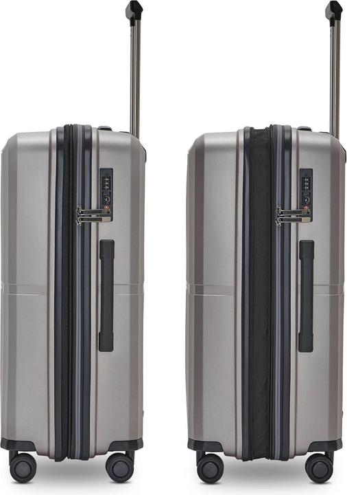 Actual product image Pactastic Collection 01 4-wheel trolley 67 cm with expansion pleat (71 l, M (50 - 90l))