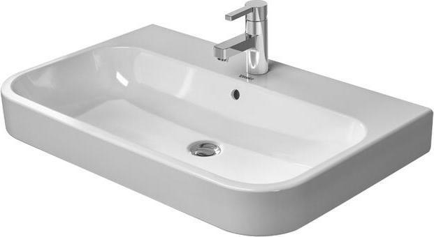 Actual product image Duravit Furniture washbasin HAPPY D.2 m ÜL HLB 650x505mm geschli 1 HL white WG (505 mm, 650 mm)