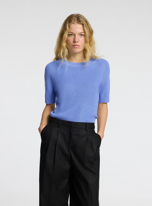 Image du produit Selected Femme Slfelinna New Ss Knit Top Noos (XS)