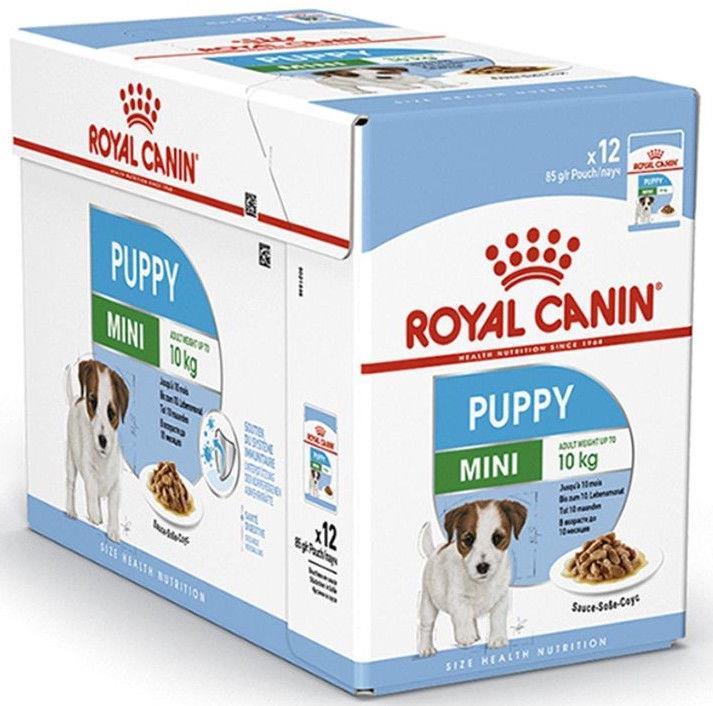 Produktbild Royal Canin Mini Puppy in Sauce (Welpe + Kitten, 1 Stk., 85 g)
