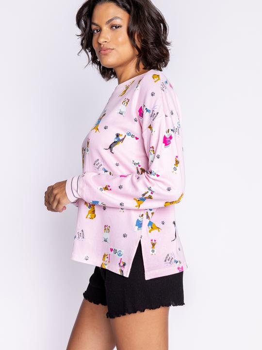 Image du produit Pj Salvage Haut de pyjama "Woof of Love" (40)