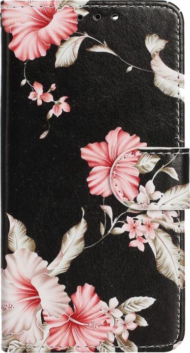 Image du produit Ueli Express iPhone 13 Mini Livre Etui avec porte-cartes Fleurs rétro (Apple iPhone 13 mini)