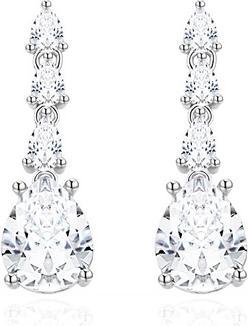 Image du produit Agato - Unmissable silver earrings with zircons AGT-E161PW (Argent)