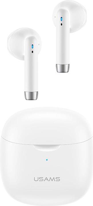 Produktbild Usams Słuchawki Bluetooth 5.0 TWS IA series bezprzewodowe biały/white BHUIA02 (US-IA04) (4 h, Kabellos)