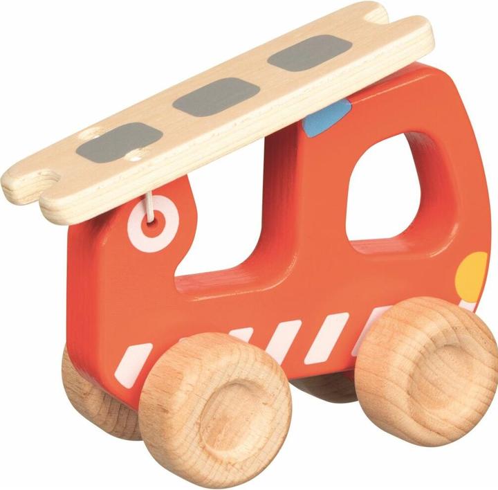 Produktbild Goki Feuerwehr Leiterwagen