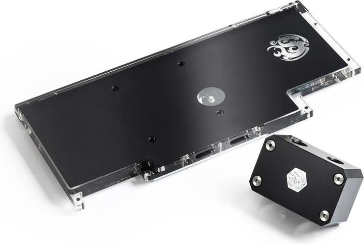 Bitspower X-TEND ASUS ROG Strix RTX 3090 Plaque arrière active, ARGB