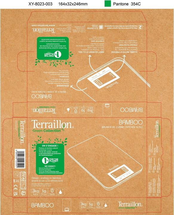 Actual product image Terraillon Bamboo