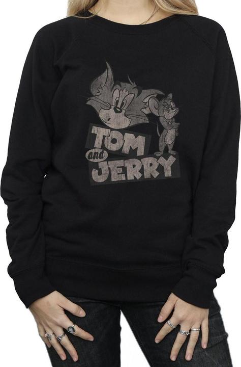 Actual product image Tom & Jerry Womens/Ladies Wink Cotton Sweatshirt (L)