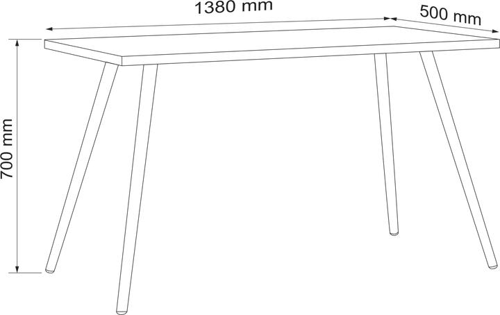 Nutritional values and ingredients VCM Holz Schreibtisch Bürotisch Salia 138x50
