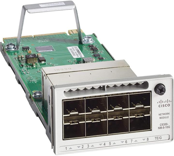 Cisco C9300-NM-8X: 8-Port Interface (8 Ports)
