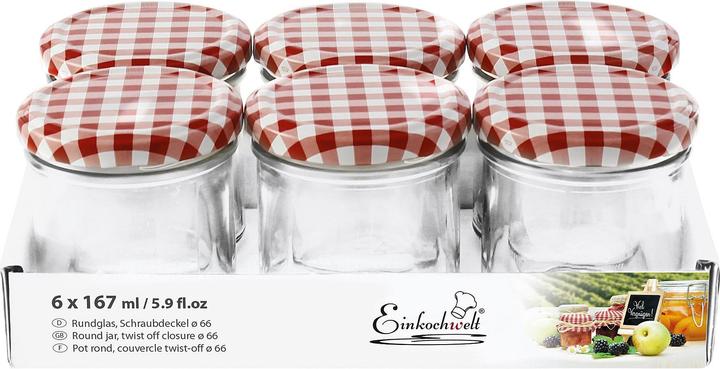 Einkochwelt Conservare i vasetti (6 pz., 0.17 l)