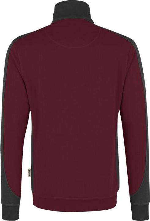 Immagine prodotto Hakro Felpa con zip Contrast Performance bordeaux/antracite. 6XL (6XL)