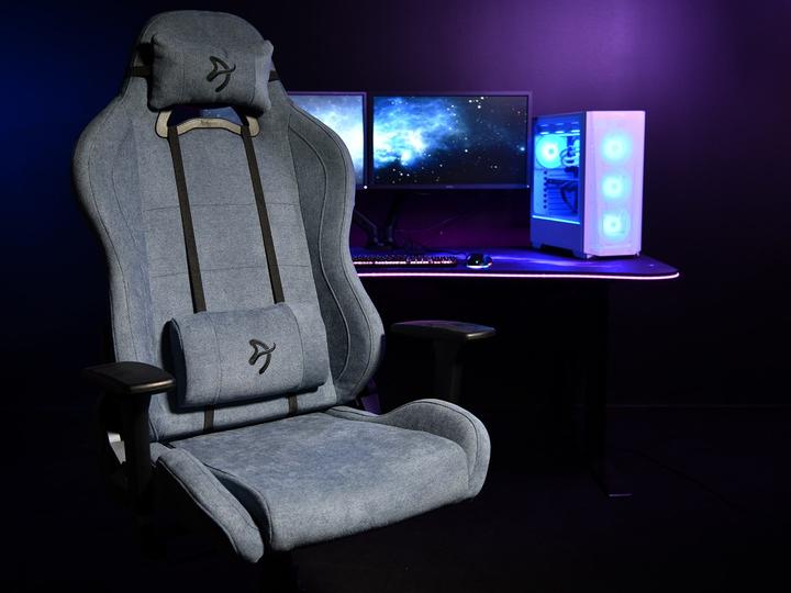 Actual product image Arozzi Torretta SoftFabric Gaming Chair - Blue