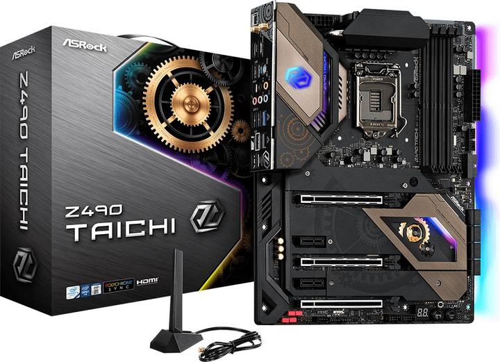 Produktbild AsRock Z490 Taichi (LGA 1200, Intel Z490, ATX)