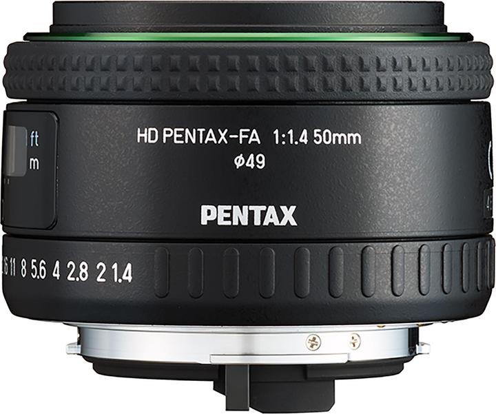 Actual product image Pentax 50mm f1.4 HD FA (full size)