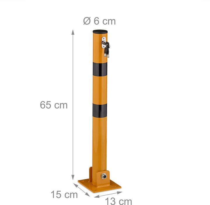 Actual product image Relaxdays Barrier posts