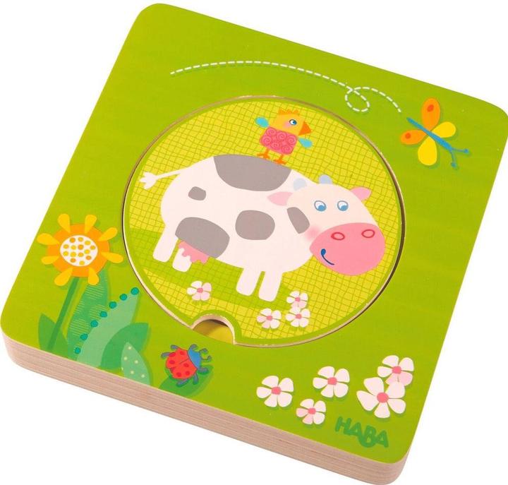 Image du produit Haba Puzzle en bois "Amis de la ferme (5 pièces)