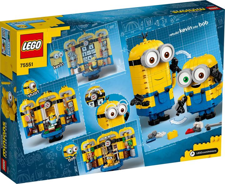 Image du produit LEGO 75551 Minions Figurines Brique et sa cachette (75551, LEGO Minions)