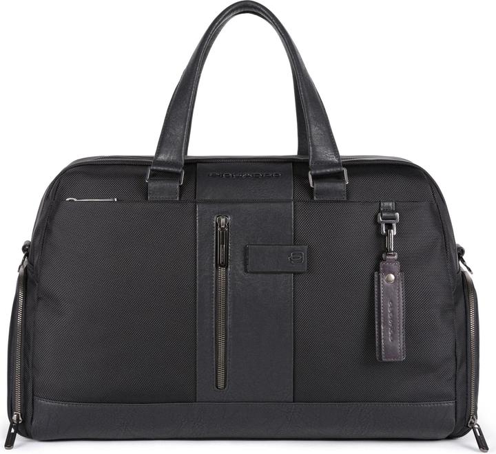 Piquadro Brief 2 - Reisetasche aus recyceltem Stoff mit Schuhfach (36 l)