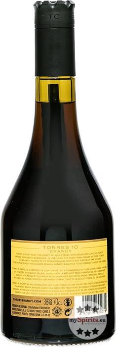 Produktbild Torres 10 Years 38% Vol. 1l