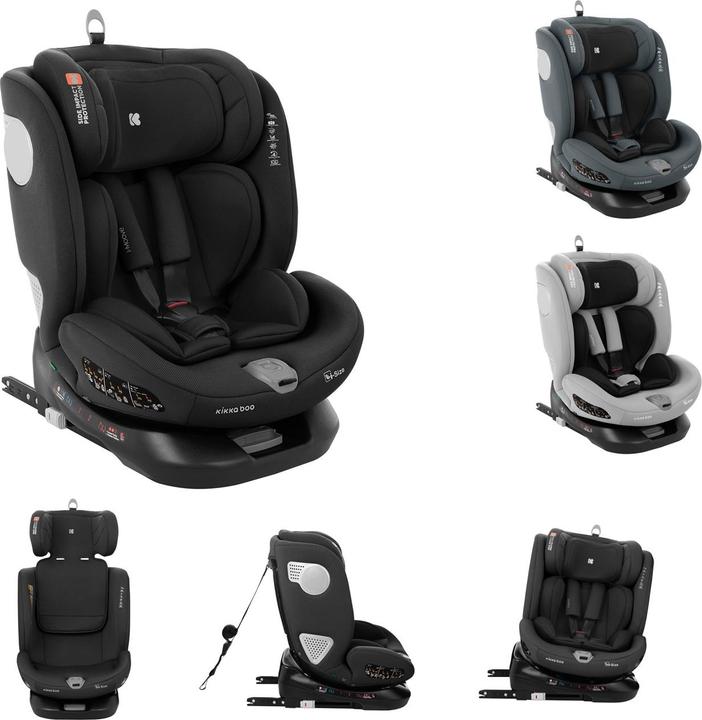 Actual product image Kikkaboo i-Moove i-Size child seat (Reboarder, Child seat, ECE R129/i-Size Standard)