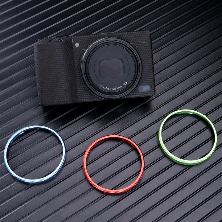 Actual product image JJC RN GR3X RED Lens Decoration Ring for Ricoh GRIIIx