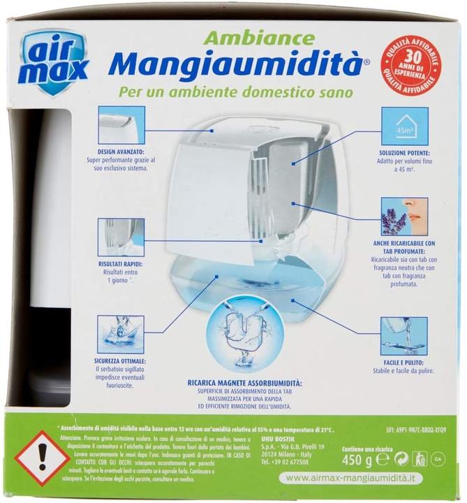 Actual product image UHU Airmax Ambiance Kit + Tab Magnet Moisture Eater 450g