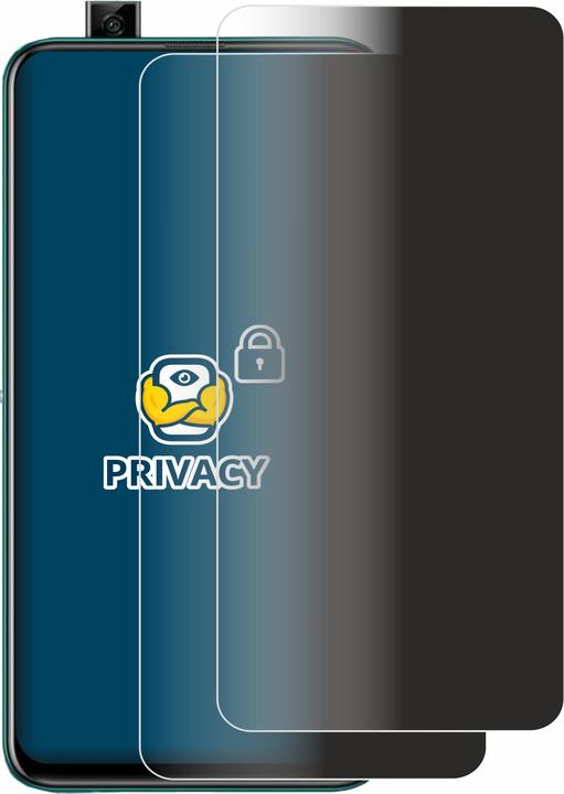Produktbild BROTECT Sichtschutzfolie Anti-Spy Privacy Folie Blaulicht-Schutz (2 Stück, Huawei P Smart Z)