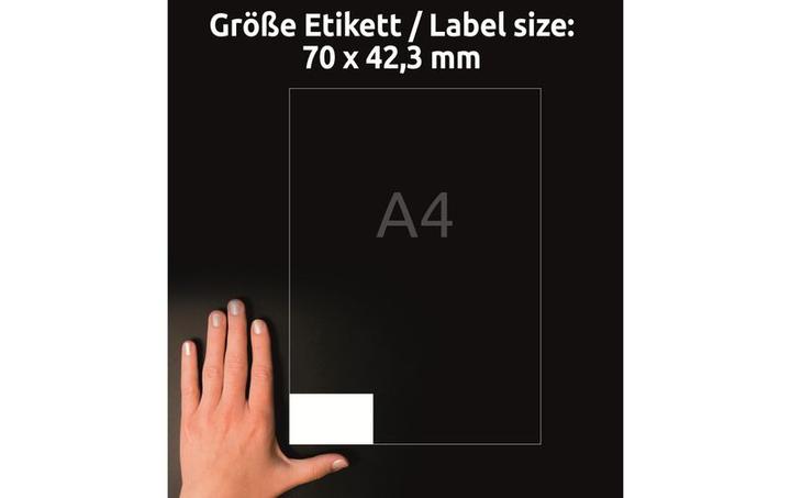 Actual product image Avery Universal labels