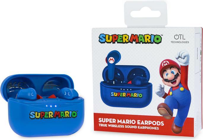 Actual product image GED Cuffie Earpods - OTL - Super Mario (Blue)