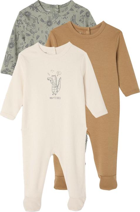 Produktbild Vertbaudet Bio-Kollektion: 3er-Pack Baby Strampler BASIC (50)