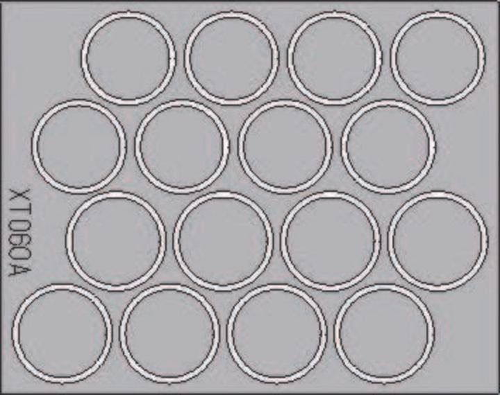 Actual product image Eduard King Tiger Wheel Mask
