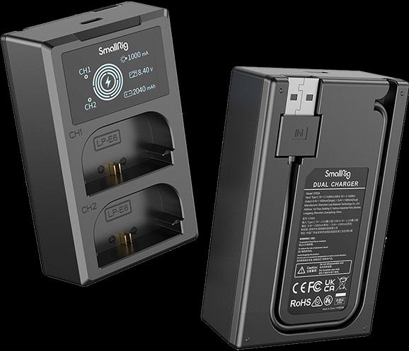 Actual product image SmallRig LP-E6NH Camera Battery and Charger Kit 3821 (Rechargeable battery)