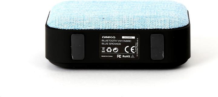 Actual product image Omega OG58BL Portable Speaker (3 h, Rechargeable battery operated)
