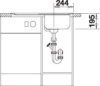 Produktbild Blanco Classic 40 S (Einbauspüle, 78 cm, 51 cm)