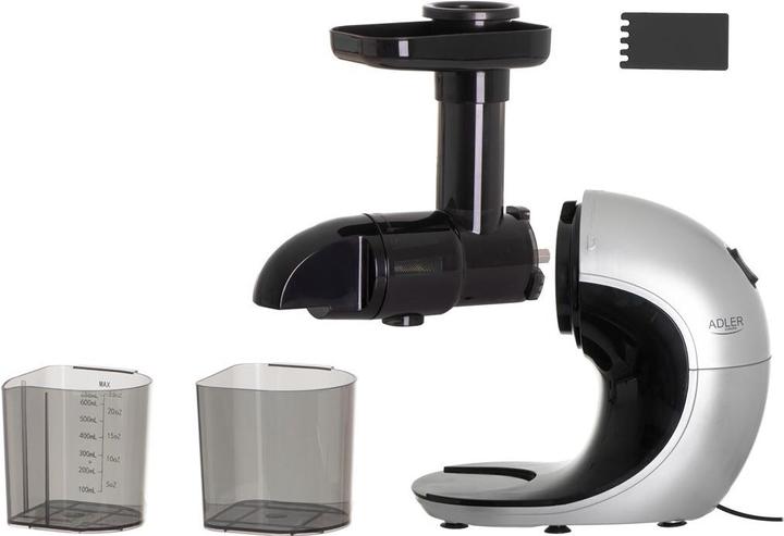 Actual product image Adler AD 4130 Slow Juicer, Stainless Steel/Black (EU plug)