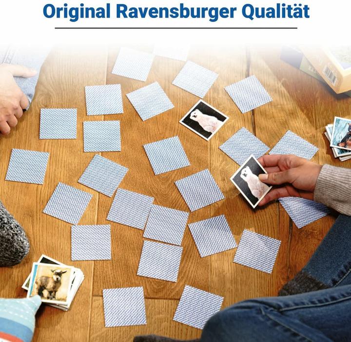 Produktbild Ravensburger Memory Tierkinder (Deutsch, Französisch, Englisch, Italienisch, Portugiesisch, Niederländisch, Norwegisch)