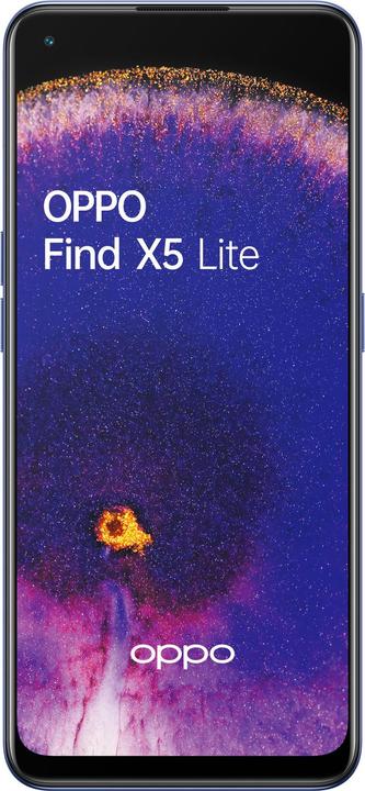 Actual product image OPPO Find X5 Lite (256 GB, Startrails Blue, 6.43", Dual SIM, 64 Mpx, 5G)