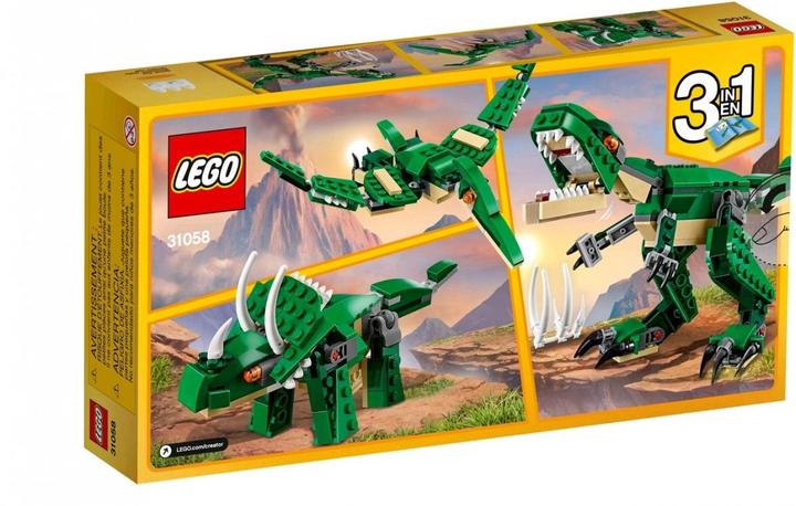Actual product image LEGO dinosaurs (31058, LEGO Creator 3-in-1)