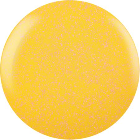Actual product image CND Shellac Catching Light No. 472 Yellow UV Varnish Nail Design - Gleam & Glow Collection (Yellow, Top coat)