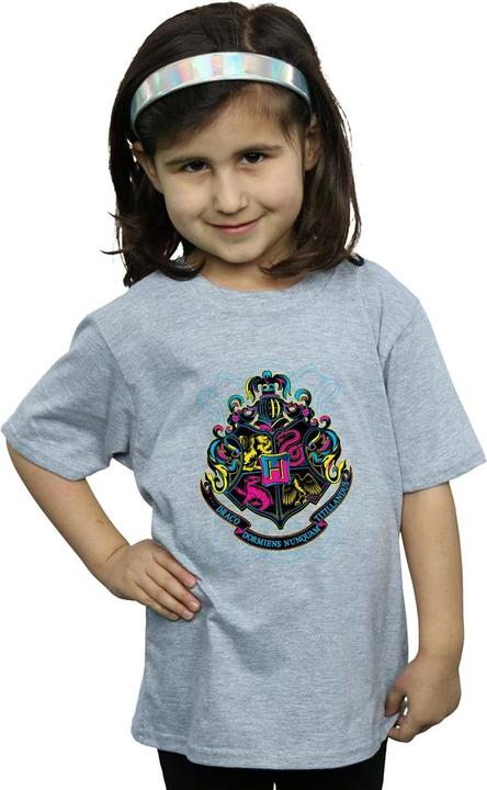 Produktbild Neon Hogwarts Crest TShirt Mädchen (152, 158)