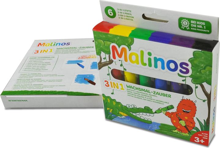 Produktbild Malinos Wachsmalstifte (Mehrfarbig, 6 x)