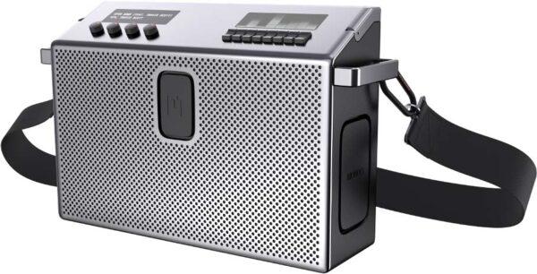 Actual product image Mondo by Defunc Large Bluetooth Speaker, Metal Gray (8 h)