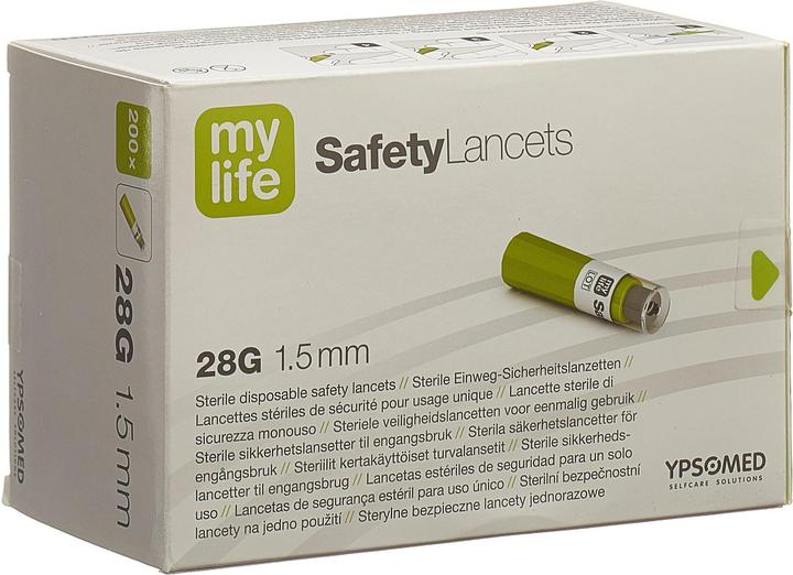 Immagine prodotto Mylife SafetyLancets lancette di sicurezza 28G (Lancette pungidito)
