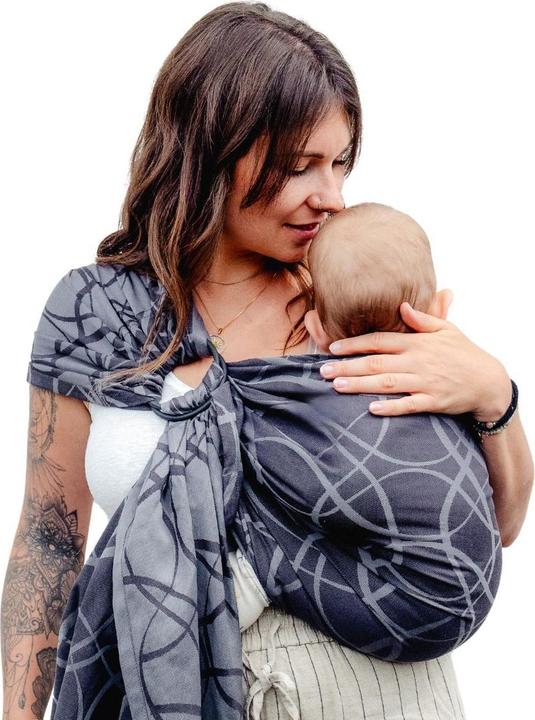 Hoppediz Babytragetuch Ring-Sling kbA-Qualität (2 m)