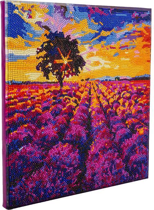 Immagine prodotto Craft Buddy Quadro su tela Campo di lavanda 30x30 cm