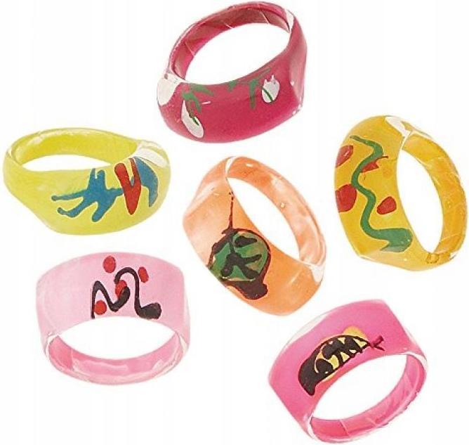 Image du produit Unique Party Anneau en plastique (paquet de 6)