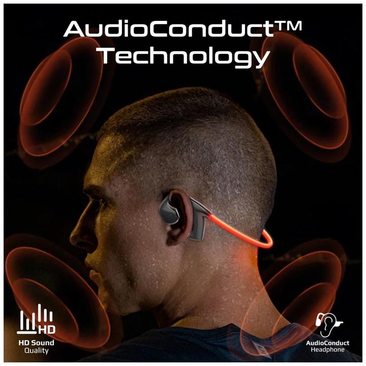 Actual product image ProMate RippleGlow-Black Bluetooth headphones (18 h, Wireless)